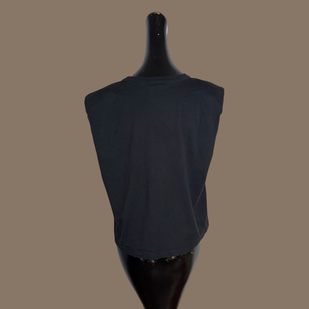 Farm Rio Black Graphic Women's Top - Picture 3 of 9